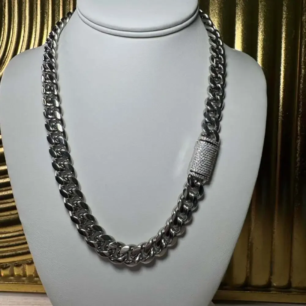 10 Mm Sterling Silver Cuban Link Chain – 20 Inch